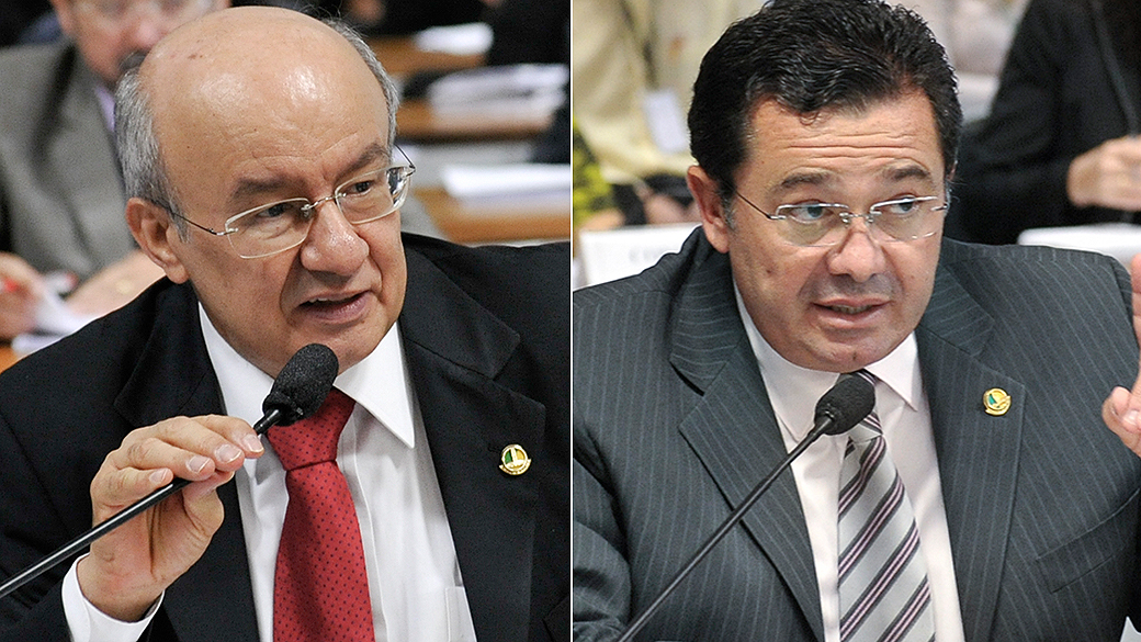 Senador José Pimentel (PT-CE) e Senador Vital do Rêgo (PMDB-PB)
