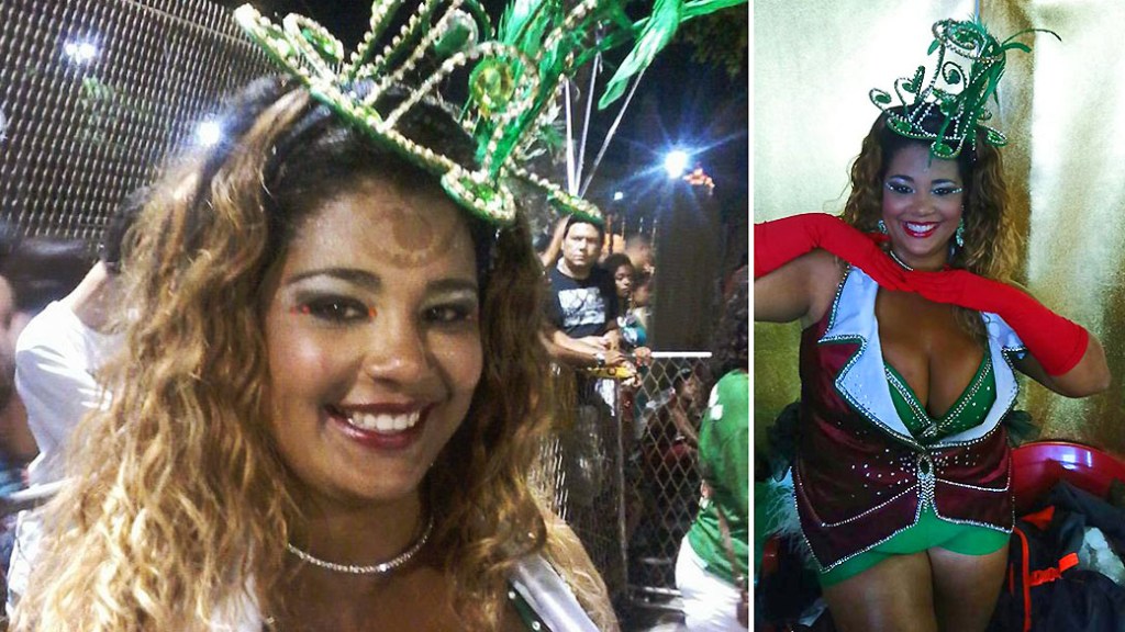 Josiane Lira, 33, passista da Nenê de Vila Matilde e da Grande Rio