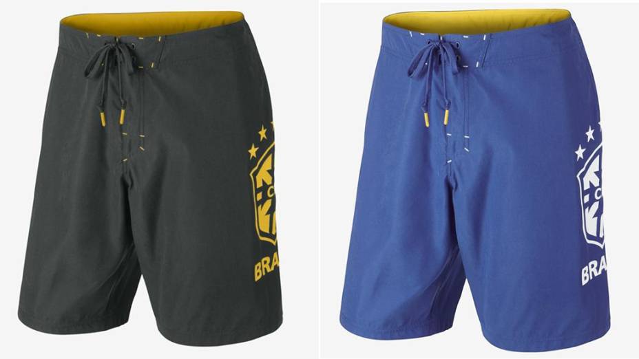 Linha de produtos oficiais da seleção: bermudas de surfe