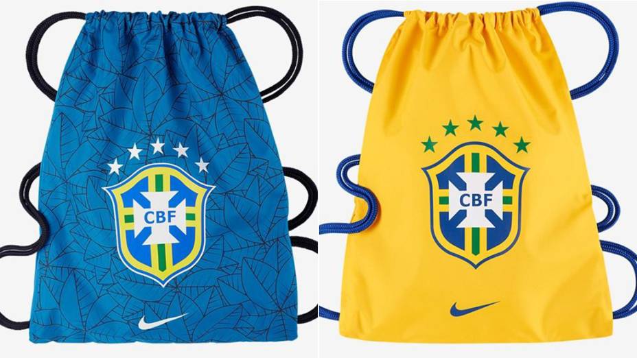 Linha de produtos oficiais da seleção: sacolas