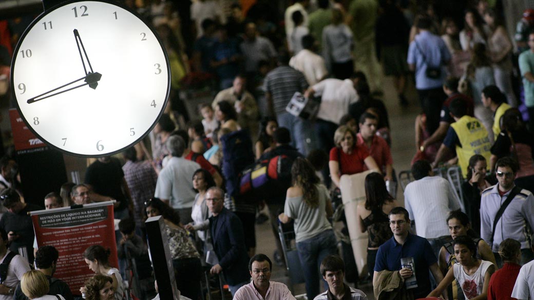 Aeroporto Internacional de Cumbica, em Guarulhos: greve dos aeroportuários marcada para quinta-feira pode provocar transtornos aos passageiros