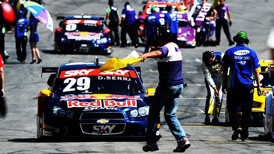 Movimentação durante a Corrida do Milhão da Stock Car, no Autódromo de Interlagos