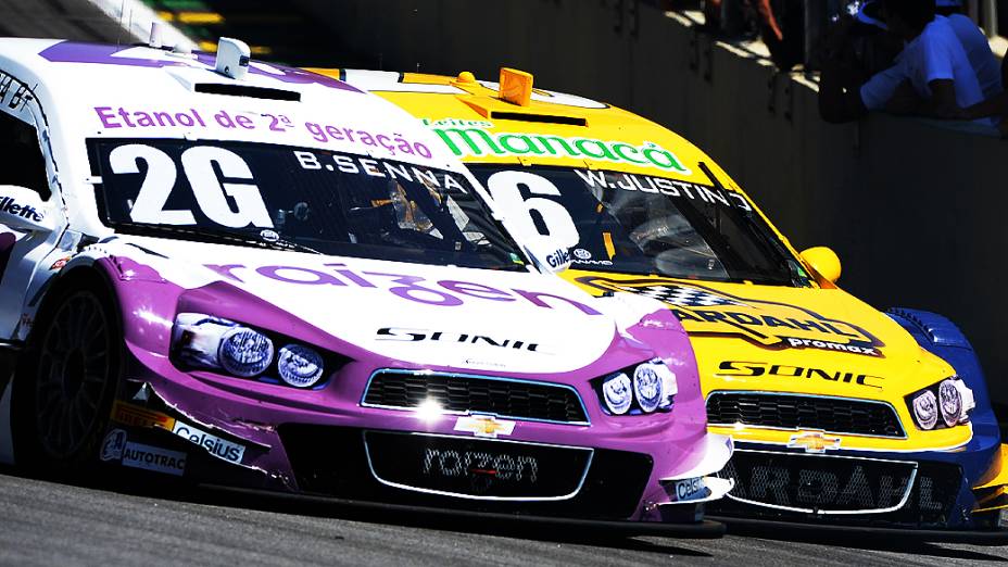 Bruno Senna durante a Corrida do Milhão da Stock Car, no Autódromo de Interlagos