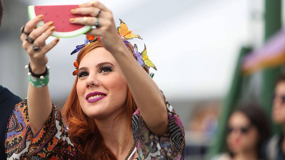 Movimentação no primeiro dia do Lollapalooza no Autódromo de Interlagos, em São Paulo