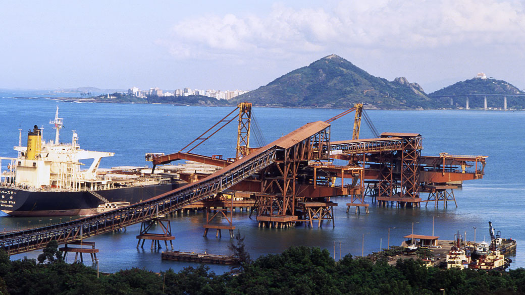 Vendas de minério de ferro da Vale no primeiro trimestre de 2012 atingiram 54,79 milhões de tonelada