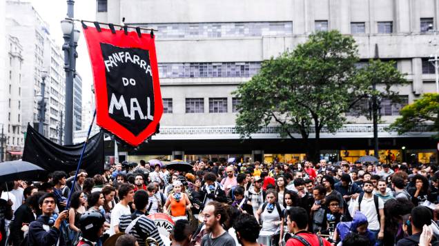 Manifestação do Movimento Passe Livre (MPL) contra o preço da tarifa, em São Paulo
