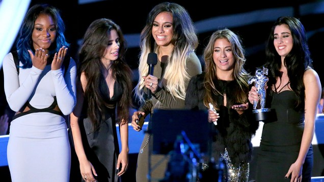O grupo Fifth Harmony, vencedor na categoria artista revelação