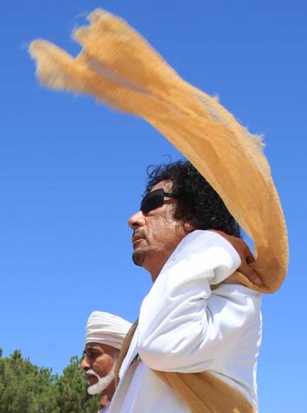 Muamar Kadafi em Trípoli, 2008
