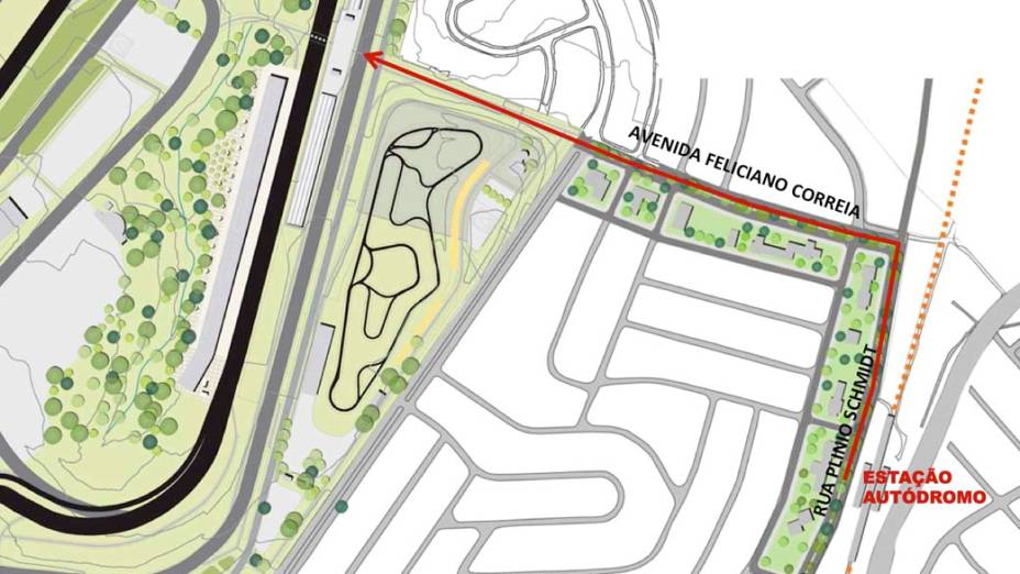 Mudanças no autódromo de Interlagos trarão acesso para integração com estação de trem