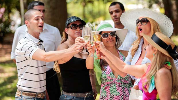 Gravações do programa Mulheres Ricas no Parque do Ibirapuera