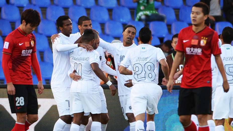 Atlético Mineiro disputa terceiro lugar no Mundial de Clubes contra Guangzhou Evergrande da China, no Grand Stade de Marrakech (Marrocos)