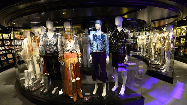 Sala de trajes, no primeiro museu ABBA permanente do mundo