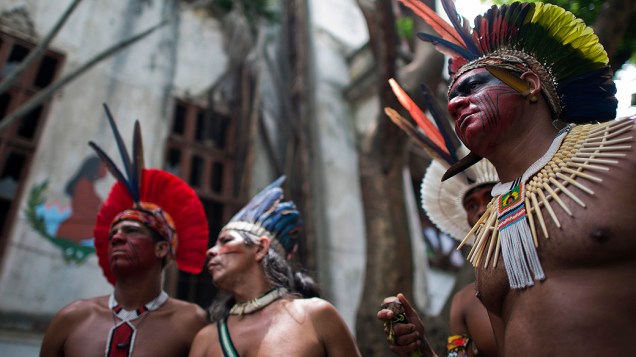 Indígenas ocupam antigo Museu do Índio