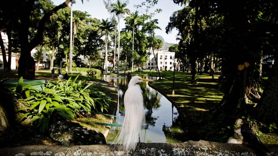 Jardim do Museu da República, no bairro do Catete, Rio de Janeiro