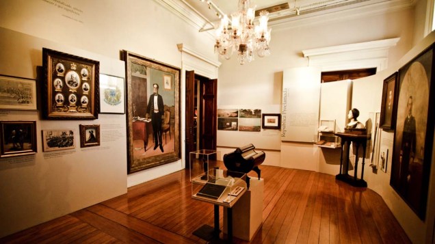 Exposição “A República Brasileira” no Museu da República, bairro do Catete, Rio de Janeiro