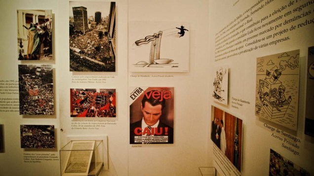 Exposição “A República Brasileira” no Museu da República, bairro do Catete, Rio de Janeiro