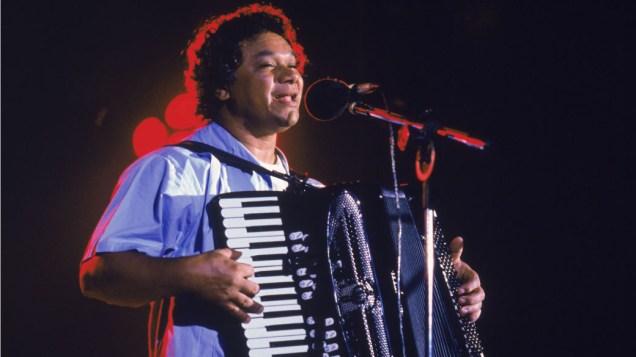 Músico e compositor Dominguinhos, em 1985