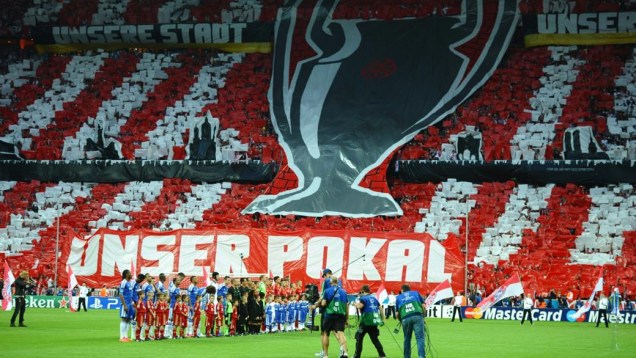 Na Alemanha, torcida do Bayern de Munique faz festa para o time