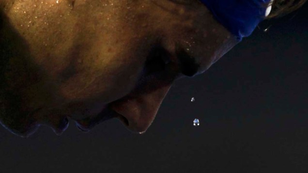 Rafael Nadal durante torneio de tênis, na Austrália
