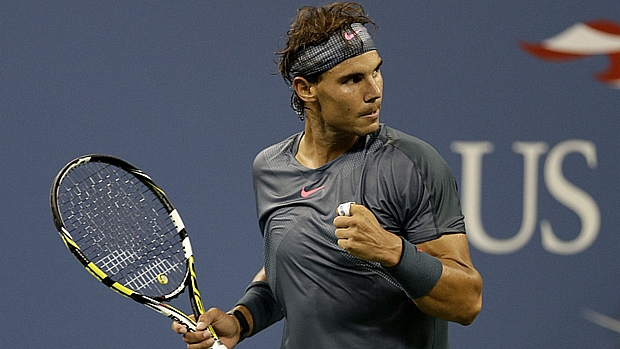 Rafael Nadal não deu chance ao brasileiro Rogerinho no US Open 2013