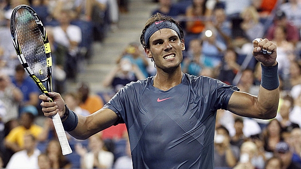 Rafael Nadal não teve jogo fácil contra o alemão Kohlschreiber, no US Open 2013