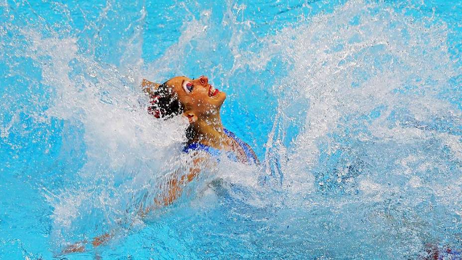 Apresentação de nado sincronizado nos Jogos Olímpicos de Londres 2012