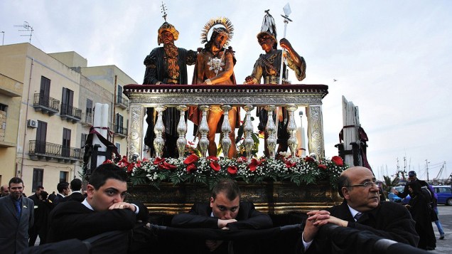 A foto de Andrea Guarneri ficou com o terceiro lugar, e mostra as comemorações da Páscoa em Trapani, na Sicília