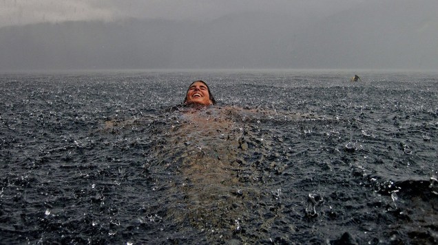 Camila Massu capturou este belo momento em um lago no sul do Chile