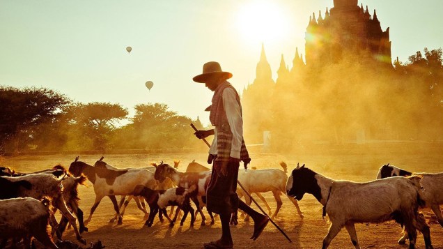 A planície de Bagan, em Mianmar, foi capturada por Peter DeMarco