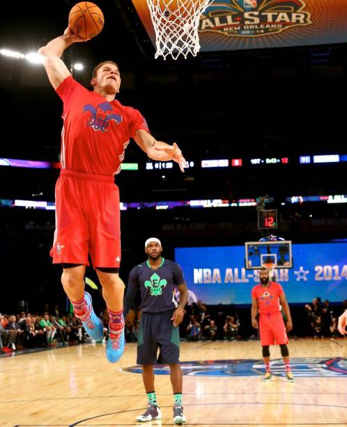 O Jogo das Estrelas da NBA, temporada 2014, em Nova Orleans: Blake Griffin