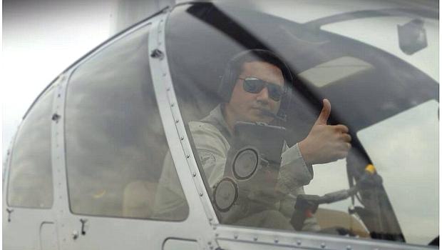 Nelson Blanco, de 33 anos, morreu na queda do helicóptero que pilotava