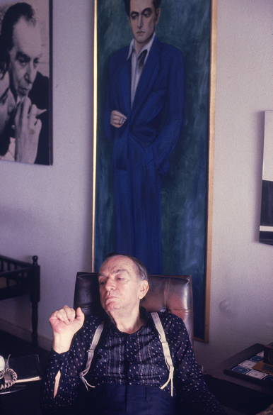 O escritor Nelson Rodrigues, em 1980