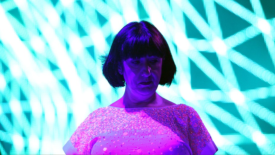 Apresentação do New Order no Lollapalooza 2014, em São Paulo