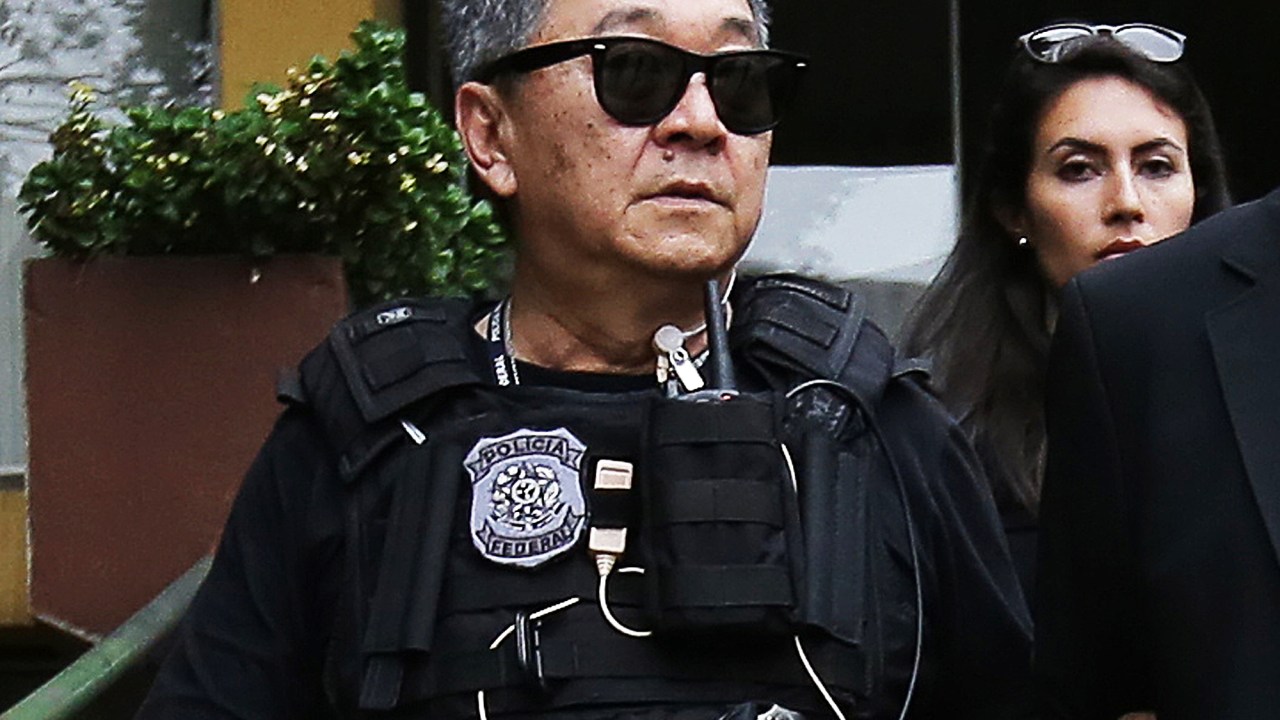 O agente da Polícia Federal Newton Ishii, conhecido como 'Japonês da Federal'