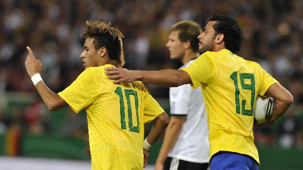 Neymar marcou o segundo gol da seleção brasileira na derrota para a Alemanha