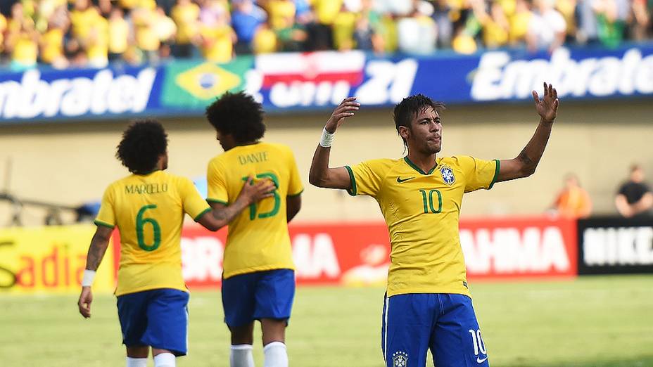 No penúltimo amistoso da Seleção, antes da estreia na Copa, Neymar foi o destaque na goleada contra o Panamá
