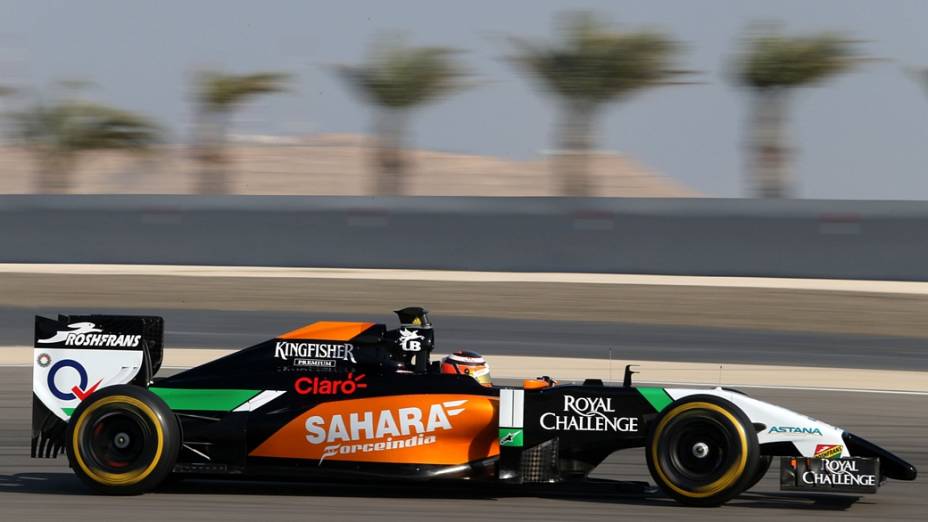 Nico Hulkenberg, no cirtuito de Sahkir, Bahrein