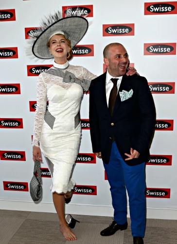 Nicole Kidman e George Calombaris em evento na Austrália
