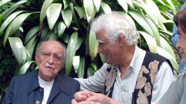 Niemeyer e Ziraldo, em 2007