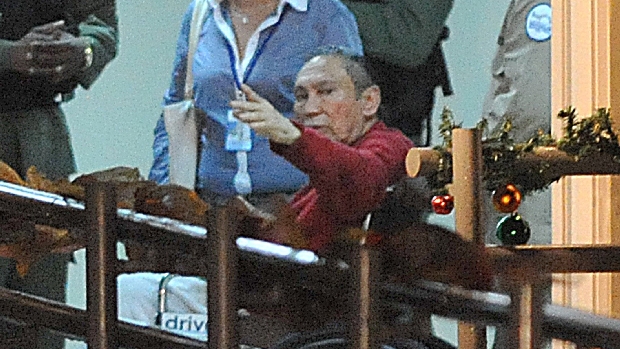 O ex-ditador Manuel Noriega, após retorno ao Panamá