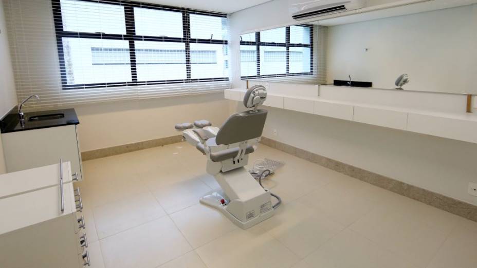 Reforma na Granja Comary, concentração da seleção brasileira: sala de dentista