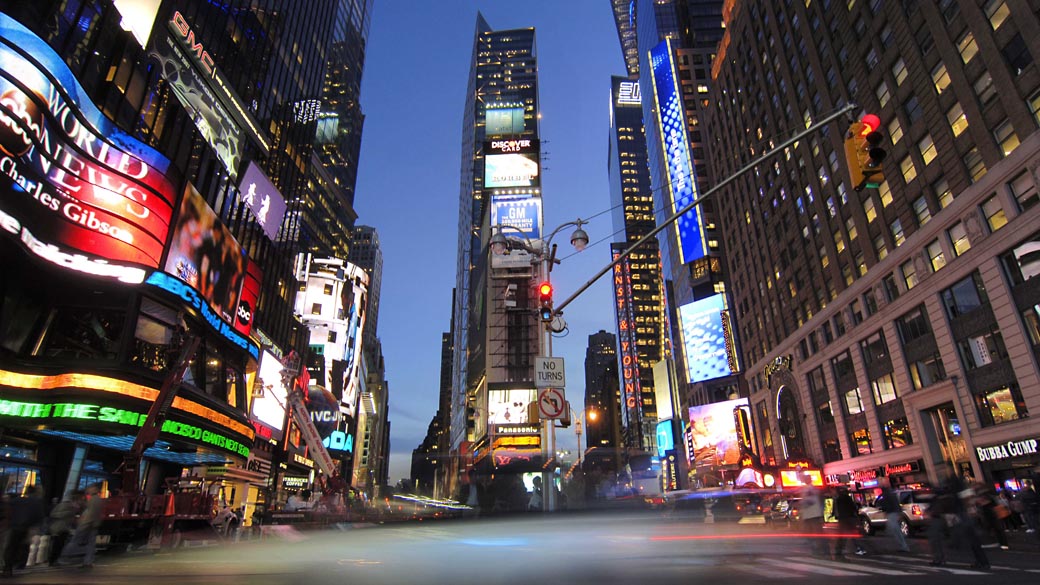 Avenida Times Square, em Nova York