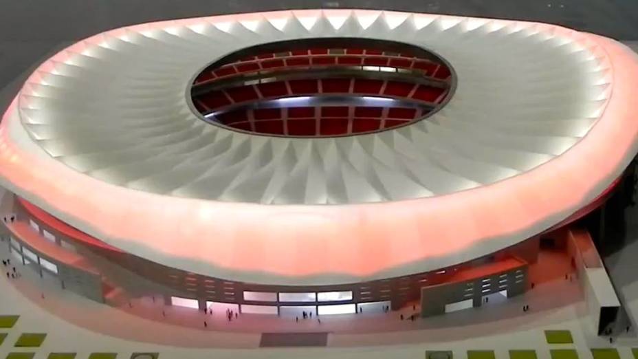 Projeto do novo estádio do Atlético de Madri