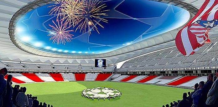 Projeto do novo estádio do Atlético de Madri