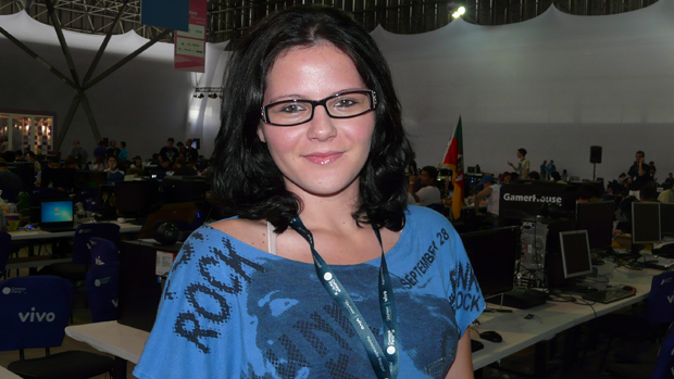 Nubia Veturiano é tradutora e especialista em mídias sociais. Veio à Campus Party para aprender novas técnicas de trabalho em redes como Facebook, Twitter e Google+