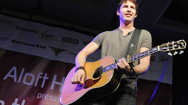 O cantor inglês James Blunt