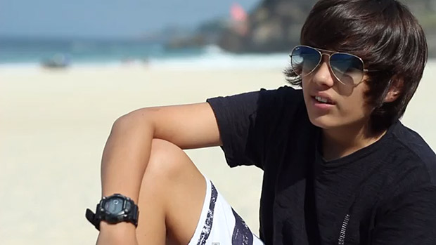 O carioca Max, 12, o Bieber da Barra da Tijuca