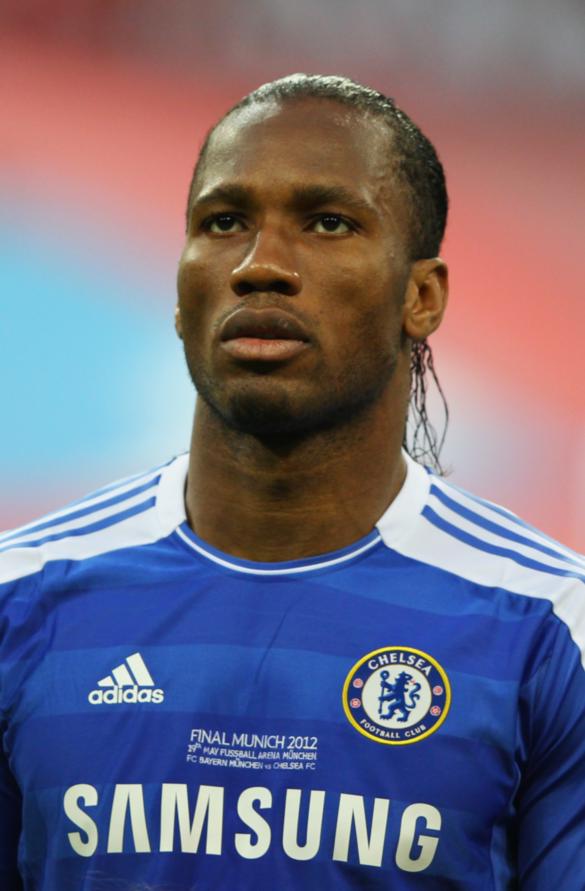 O marfinense Didier Drogba era a esperança de gols do Chelsea