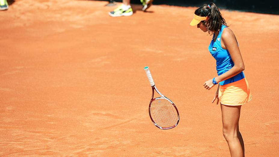 Nastassja Burnett durante o Rio Open 2014