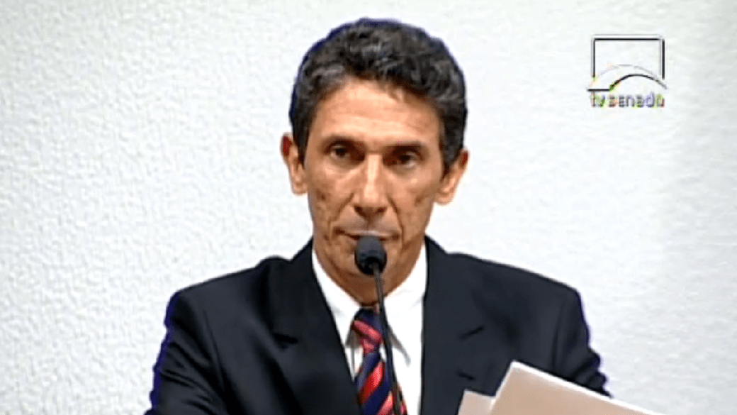 O prefeito de Palmas, Raul Filho (PT), fala à CPI do Cachoeira